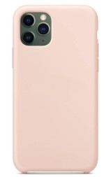 Накладка силиконовая Silicone Case для Apple iPhone 11 Pro розовая