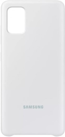 Накладка Samsung Silicone Cover для Samsung Galaxy A51 A515 EF-PA515TWEGRU белая