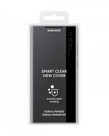 Чехол Samsung Clear View Cover для Samsung Galaxy Note 20 N980 EF-ZN980CBEGRU чёрный