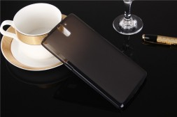 Накладка KissWill силиконовая для OnePlus One прозрачно-черная
