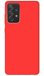 Накладка силиконовая Silicone Cover для Samsung Galaxy A72 A725 красная