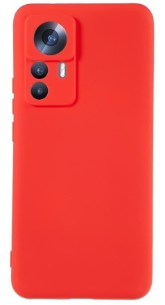Накладка силиконовая Silicone Cover для Xiaomi 12T Pro красная
