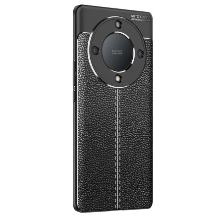 Накладка силиконовая для Honor X9a /Honor Magic5 Lite 5G под кожу чёрная