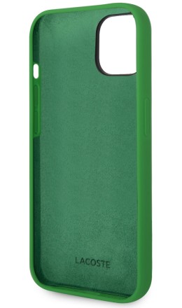 Накладка силиконовая Lacoste Liquid Silicone для iPhone 14 Plus LCHCP14MSION зелёная