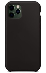 Накладка силиконовая Silicone Case для Apple iPhone 11 Pro чёрная