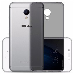 Накладка силиконовая для Meizu M5 Note прозрачно-черная