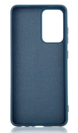 Накладка силиконовая Silicone Cover для Samsung Galaxy A72 A725 синяя