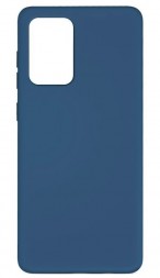 Накладка силиконовая Silicone Cover для Samsung Galaxy A72 A725 синяя