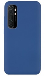 Накладка силиконовая Silicone Cover для Xiaomi Mi Note 10 Lite синяя