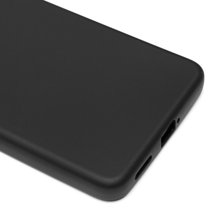Накладка силиконовая Silicone Cover для Poco F4 5G чёрная