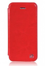 Чехол HOCO Crystal Leather Case для Samsung Galaxy E5 E500 красный