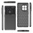 Накладка силиконовая для OnePlus Ace 2 / OnePlus 11R под карбон чёрная