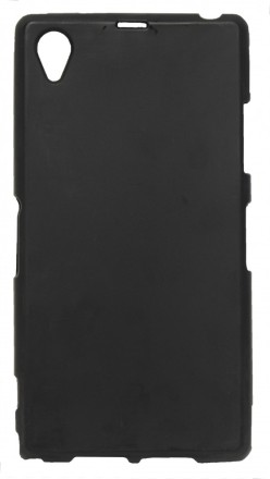 Накладка силиконовая для Sony Xperia Z1 матовая черная