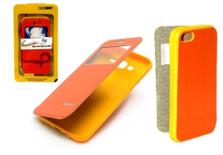 Чехол-книжка Boostar для Xiaomi Mi5 Plus оранжевый