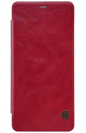 Чехол Nillkin Qin Leather Case для Samsung Galaxy A8 (2018) A530 Red (красный)