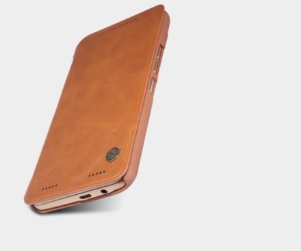 Чехол-книжка Nillkin Qin Leather для HTC One M9 Plus коричневый