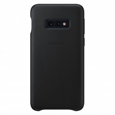 Накладка Samsung Leather Cover для Samsung Galaxy S10e SM-G970 EF-VG970LBEGRU черная