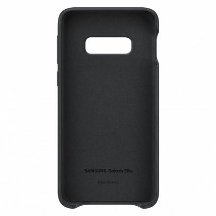 Накладка Samsung Leather Cover для Samsung Galaxy S10e SM-G970 EF-VG970LBEGRU черная