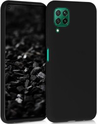 Накладка силиконовая Silicone Cover для Huawei P40 Lite чёрная