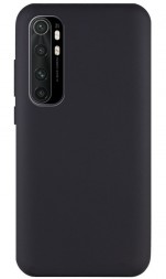 Накладка силиконовая Silicone Cover для Xiaomi Mi Note 10 Lite чёрная
