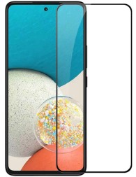 Плёнка защитная керамическая для Samsung Galaxy A53 5G A536 полноэкранная чёрная глянцевая