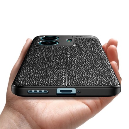 Накладка силиконовая для Vivo T1 Pro 5G / Vivo S15e 5G под кожу чёрная
