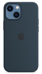 Накладка силиконовая Apple Silicone Case MagSafe для iPhone 13 Mini MM213ZE/A Abyss Blue