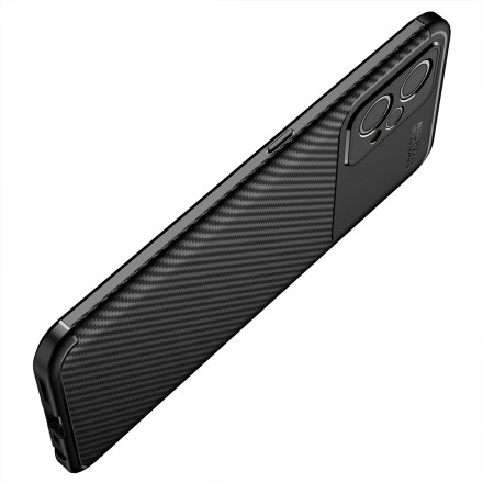 Накладка силиконовая для Realme 9 4G / Realme 9 Pro Plus (Realme 9 Pro+ 5G) под карбон чёрная