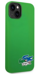 Накладка силиконовая Lacoste Liquid Silicone для iPhone 14 LCHCP14SSION зелёная