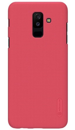 Накладка пластиковая Nillkin Frosted Shield для Samsung Galaxy A6 Plus (2018) A605 красная
