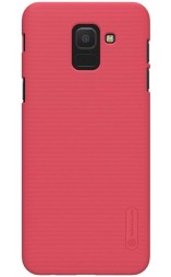 Накладка пластиковая Nillkin Frosted Shield для Samsung Galaxy J6 (2018) J600 красная