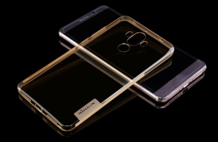 Накладка силиконовая Nillkin Nature TPU Case для Huawei Mate 9 прозрачно-золотая