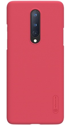 Накладка пластиковая Nillkin Frosted Shield для OnePlus 8 красная