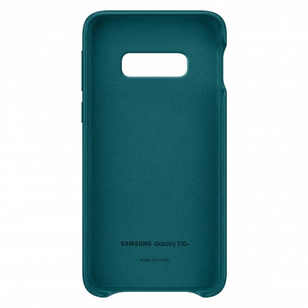Накладка Samsung Leather Cover для Samsung Galaxy S10e G970 EF-VG970LGEGRU зеленая
