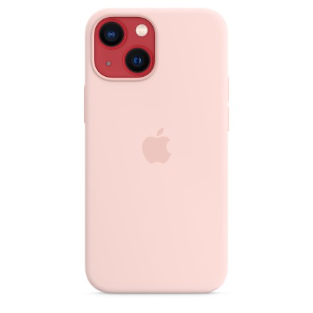 Накладка силиконовая Apple Silicone Case MagSafe для iPhone 13 Mini MM203ZE/A Chalk Pink