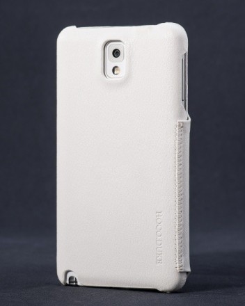 Чехол HOCO Duke Leather Case для Samsung Galaxy Note3 N900/9005 Open Flip White (белый)