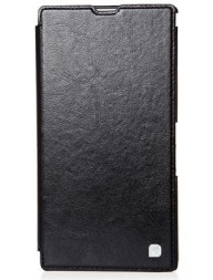 Чехол HOCO Crystal Leather Case для Sony Xperia ZR Black (черный)