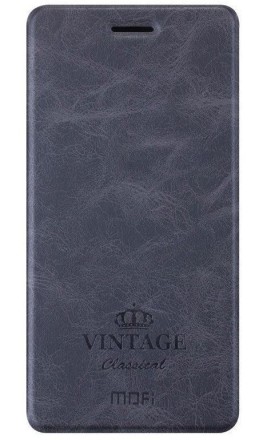 Чехол-книжка Mofi Vintage Classical для Xiaomi Redmi Note 5A серый
