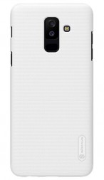 Накладка пластиковая Nillkin Frosted Shield для Samsung Galaxy A6 Plus (2018) A605 белая
