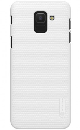 Накладка пластиковая Nillkin Frosted Shield для Samsung Galaxy J6 (2018) J600 белая
