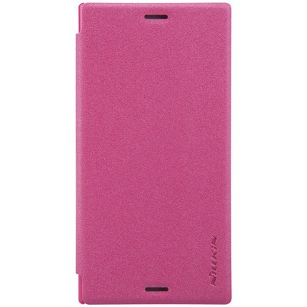 Чехол-книжка Nillkin Sparkle Series для Sony Xperia X Compact розовый