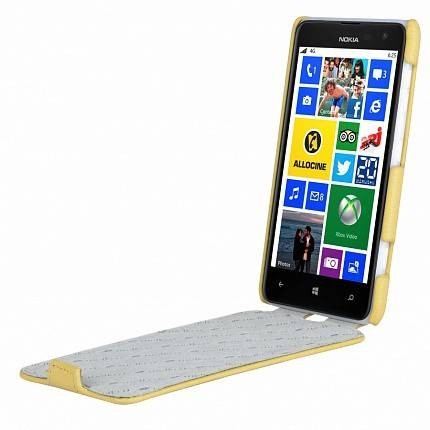 Чехол Melkco Jacka Type для Nokia Lumia 625 желтый