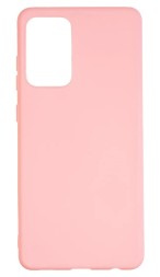 Накладка силиконовая Silicone Cover для Samsung Galaxy A72 A725 розовая