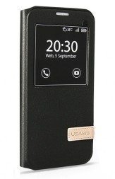 Чехол USAMS Muge для Samsung Galaxy E5 E500 Black (чёрный)