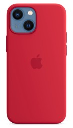 Накладка силиконовая Apple Silicone Case MagSafe для iPhone 13 Mini MM233ZE/A красная