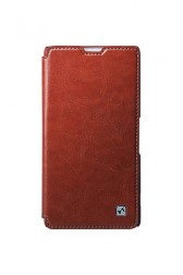 Чехол HOCO Crystal Leather Case для Sony Xperia ZR Brown (коричневый)