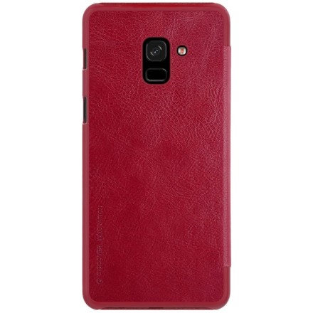 Чехол Nillkin Qin Leather Case для Samsung Galaxy A8 Plus (2018) A730 Red (красный)