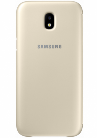 Чехол Samsung Wallet Cover для Samsung Galaxy J7 (2017) J730 EF-WJ730CFEGRU золотистый