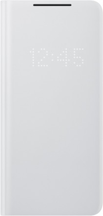 Чехол LED View Cover для Samsung Galaxy S21 Ultra SM-G998 EF-NG998PJEGRU серый