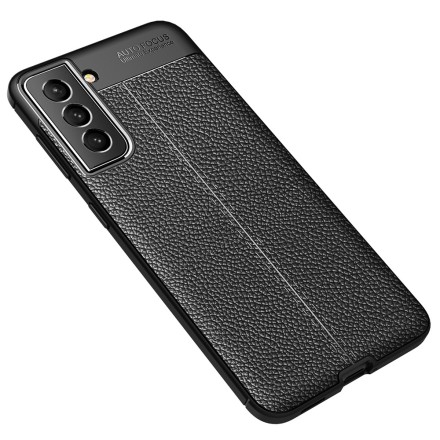 Накладка силиконовая для Samsung Galaxy S22 Plus S906 под кожу чёрная